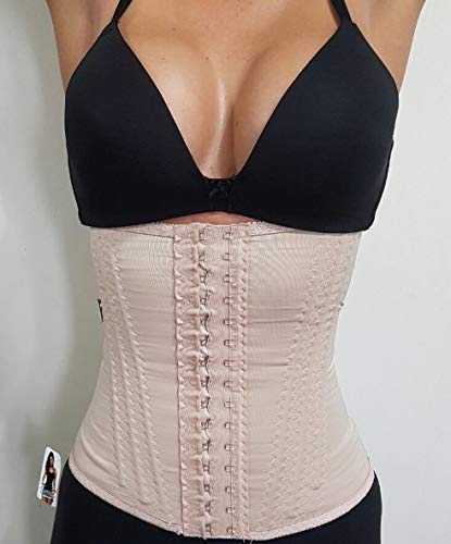 Cinta Modeladora ESPECIAL REFORÇADA 12 Barbatanas 2 Ajustes-faixa (Bege, P)