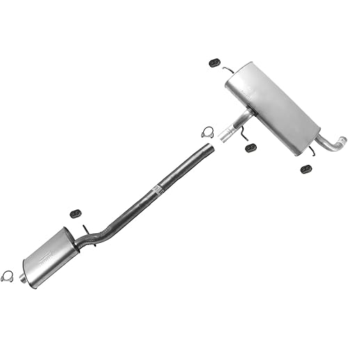 Complete Muffler Exhaust System Kit Fits for GMC Equinox Terrain 2010-2017 2.4L