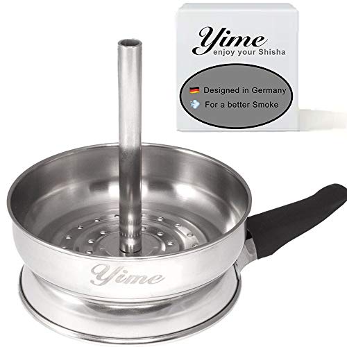 YIME narguile aquecedor carbono suporte para cabeça de silicone
