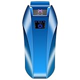 Lighters Dual Arc Lighter USB Lighter Plasma Electronic Rechargeable Flameless Windproof Touch Swich Lighter Good for Cigar Cigarette Candle Pipe(Blue)