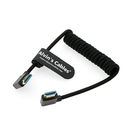 Alvin's Cables 8K 2.1 HDMI-Kabel, Hochgeschwindigkeitskabel, aufgerollt, geflochten, für Atomos Ninja V, Portkeys BM5, für Feelworld Monitor, für Canon C300, Z CAM E2, für Sony FS5 | FS7| A7S3 Kameras