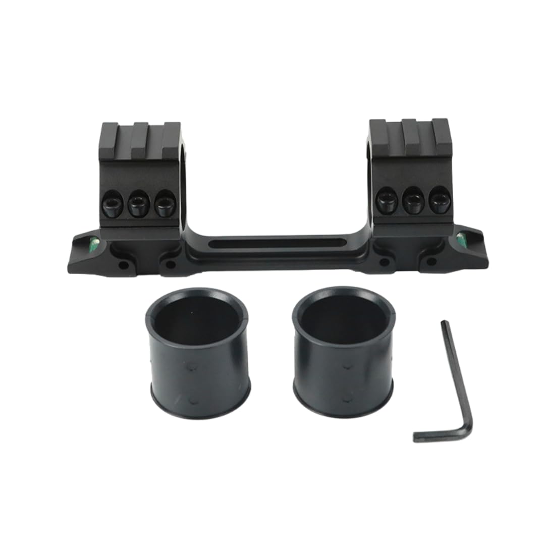 Táctico 25.4 / 30MM Doble Anillo Cantilever Pesado Alcance de Vista Montaje con Nivel de Burbuja montado en el riel de 11MM
