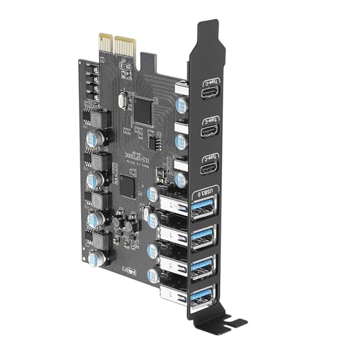 Tarjeta de expansión de escritorio Tipo C y puertos USB A PCIe 5