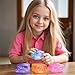 4pcs Glitter Ice Cubes - Colorful Sensory Fidget Toys for Adults & Kids, Fun Squeeze Ball for Stress Relief, Holiday and Birthday Gifts, Perfect Party Toy Gift, Easter Basket Gift