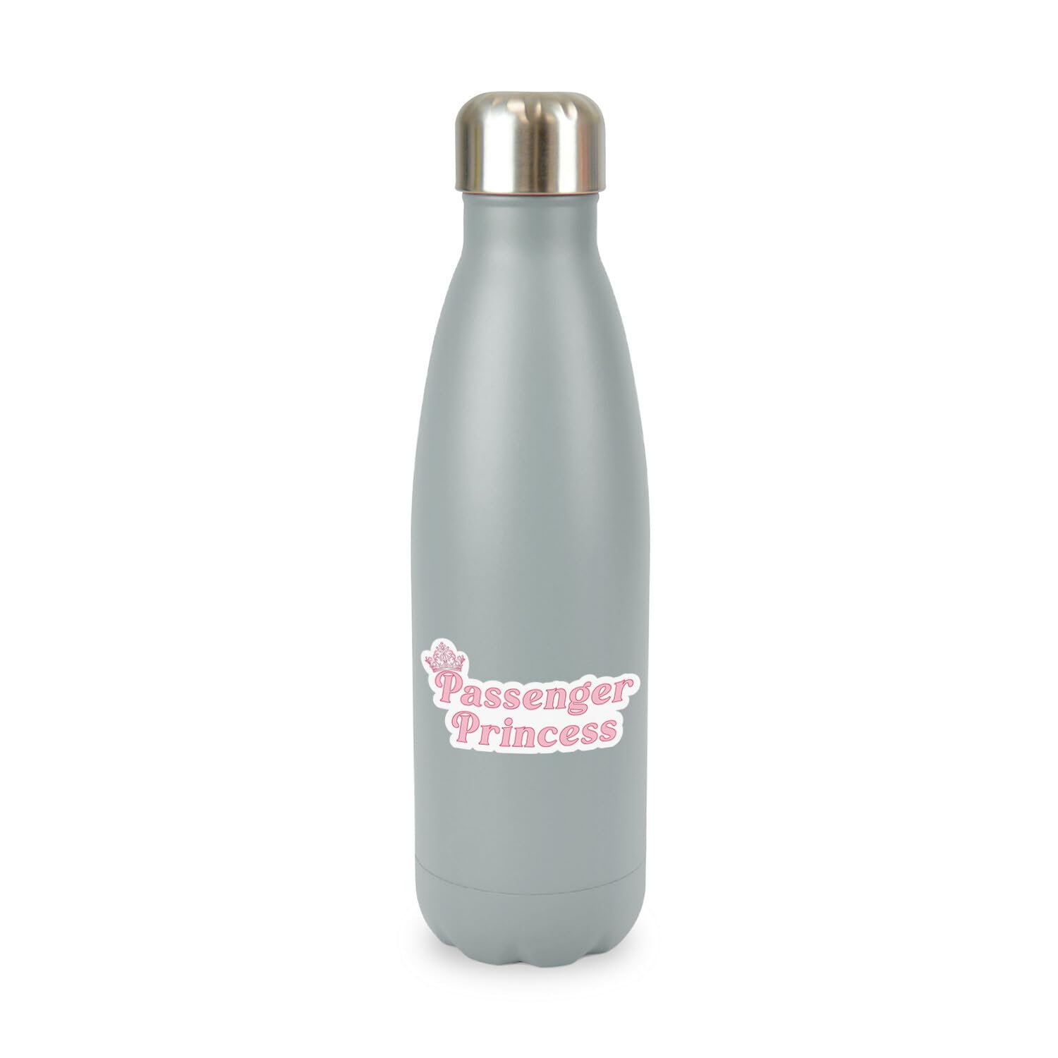 New Spirit Original Passenger princess pink crown screw top lid stainless steel water bottle drinks cup water bottle refill cute fun explore travel