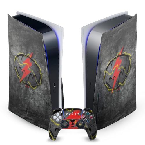 Skin PS5 Disc et Manette autocollant vinyle Flash Batman logo