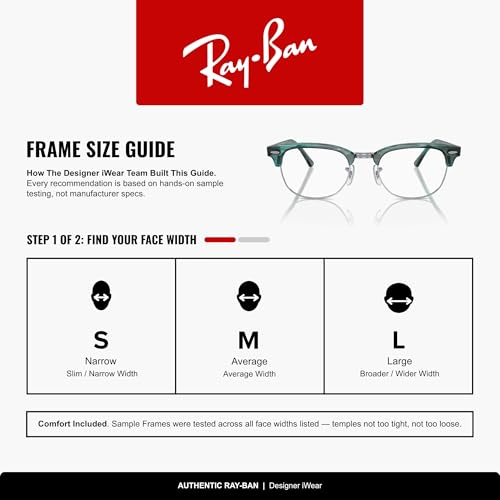 Image of Ray-Ban RX5154 Clubmaster Square Eyeglasses for Men for Women