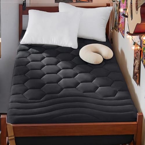 Image of Bedsure Twin XL Mattress Pad, Mattress Topper with 8-21 Inches Deep Pocket