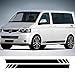 OPisuda Accessoires de décalque de Vinyle d'autocollant de Bande latérale de Voiture, pour Volkswagen VW T5 T6