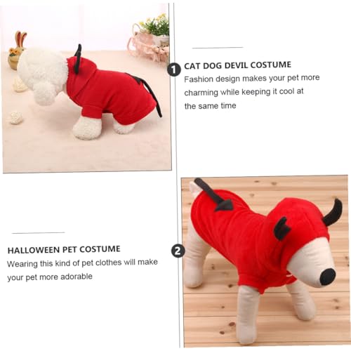 Disfraz de Halloween para perro POPETPOP talla L cómodo y cálido miniatura 5