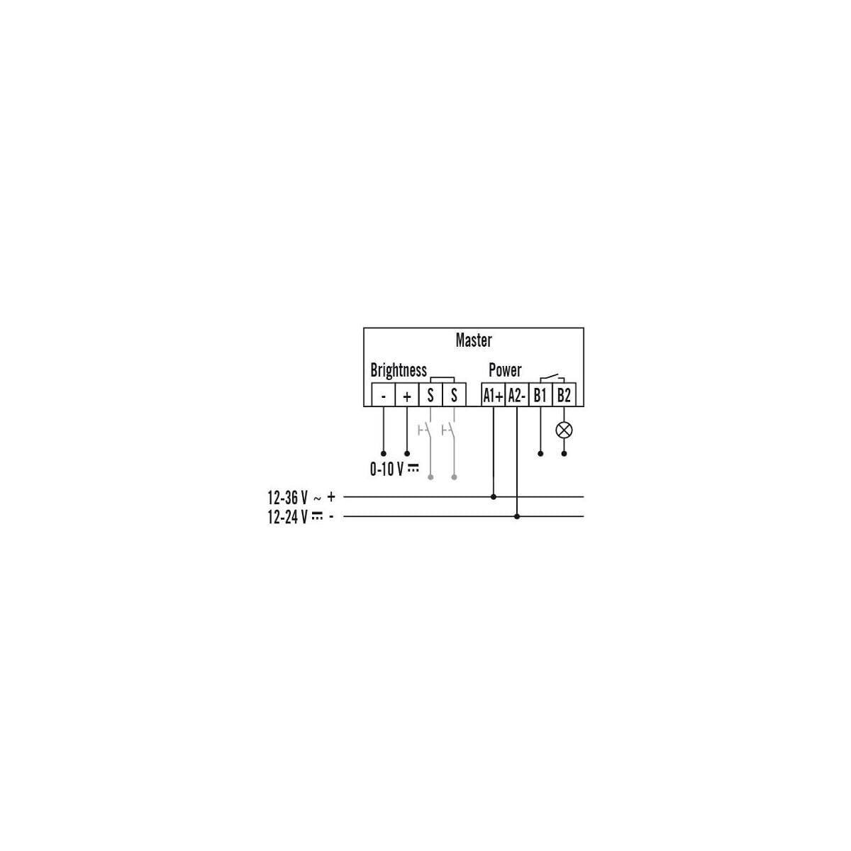 ESYLUX EP10427329 Rilevatore di presenza a soffitto a 360° Bianco IP20