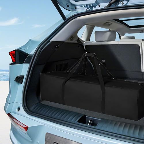 Large Duffle Bag For Travel,Heavy Duty Large Duffel Bag Waterproof Travel Duffle Bag-Black,45''Lx12''Wx12''H4