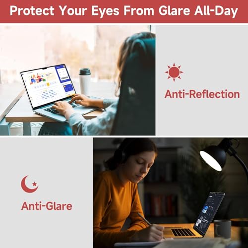 Image of OJOS Anti Glare Screen Protector Compatible with 2025 2024-2021 MacBook Pro 14 inch inch M5 M4 M3 M2 M1 (A2442 A2779 A2918 A2992 A3112 A3185 A3401) Anti Reflection /Anti Scratch Guard (Matte)