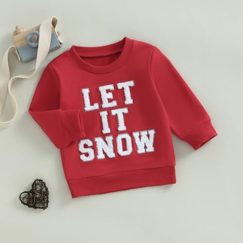 Toddler Boy Girl Cute Long Sleeve Holly Jolly Oversized Sweatshirts Infant Newborn Baby Christmas Clothes3