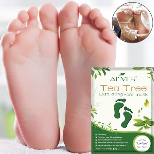 Aliver WEIDA SIGN Foot Peel Mask 3 Pack, Exfoliator Peel Off Calluses Dead Skin Callus Remover,Soft Smooth Touch Feet-Men Women thumb #1