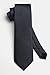 HISDERN Solid Black Tie Ploka Dots Ties for Men Pocket Square Cufflinks Tie Clip Set Silk Woven Men's Charcoal Neckties Formal Business Wedding