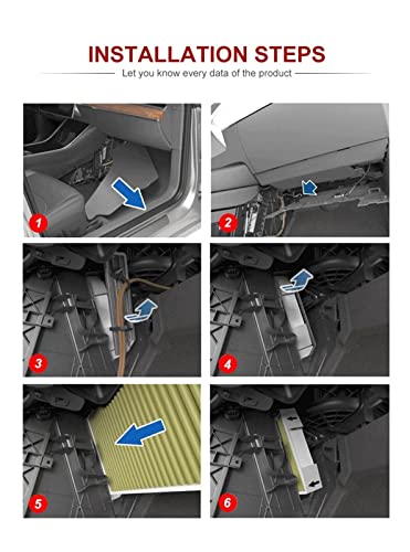 Filtre de compartiment moteur actif contre la pollution S - 3