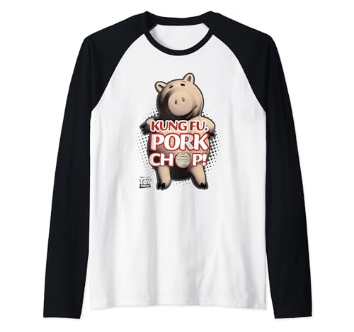 Image of Toy Story Kung Fu Pork Chop Raglan Baseball Tee