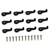 DOITOOL 50 Stück Teiliges Glasclip Schrauben Stabile Kunststoff mirror retainer clips Einfache Montage ohne Bohren Geeignet für Schrankspiegel Bad Hotelausstattung Langlebige