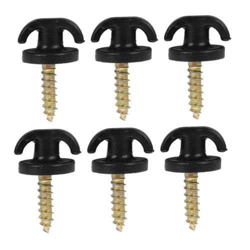 Ciieeo 8 Piezas Gancho De Red para Equipaje Organizador De Almacenamiento De Coche Accesorios para Maletero De Coche Organizador De Maletero para Coche Gancho De Carga Negro El Plastico