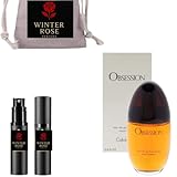 WİNTER ROSE ORIGINAL Brands Fragrances Obsession Perfume For Woman Eau de Parfum 3.4 oz Bundle with 1 Mini Refillable Empty Perfume Atomizer - Womens gift set
