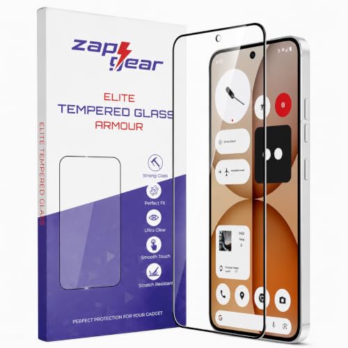 Image of Tempered Glass for Nothing Phone (4a) | 9H Military-Grade Hardness | Edge-to-Edge Full Coverage | In-Display Fingerprint Compatible | Bubble-Free HD Screen Protector