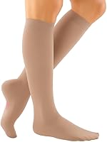 Vista 13 de Mediven Comfort - Medias de compresión altas hasta la rodilla para mujer, de 20 a 30 mmHg, puntera cerrada, semitransparentes, suaves
