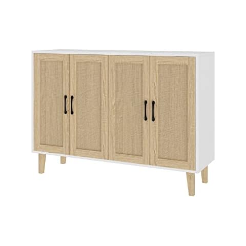Panana Rattan Buffet Storage Cabinet for Living Room Cover