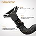 POWERTEC 70457 Dust Collection Hose Combo Kit, 10 Ft. Hose with 5 Fittings Connect to Woodworking Power Tools and Wet/Dry Shop Vacuums & Flexible 12