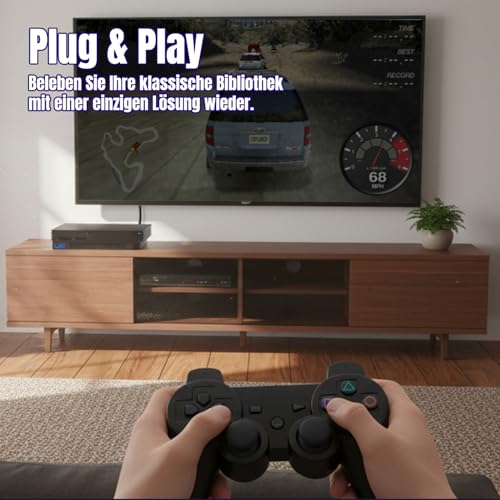 Gam3Gear Mcbazel RGB-Scart Kabel AV-Kabel mit Farbbox für PS3/PS2/PSOne PAL 1.8M