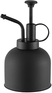Jiameajani Frasco de borrifador de aço inoxidável com mini planta de 300 ml para água de água de borrifador