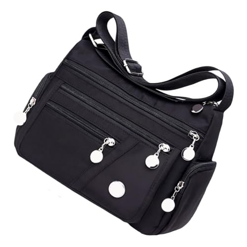 Plus de clés perdues grâce au sac bandoulière nylon femme multi-poches