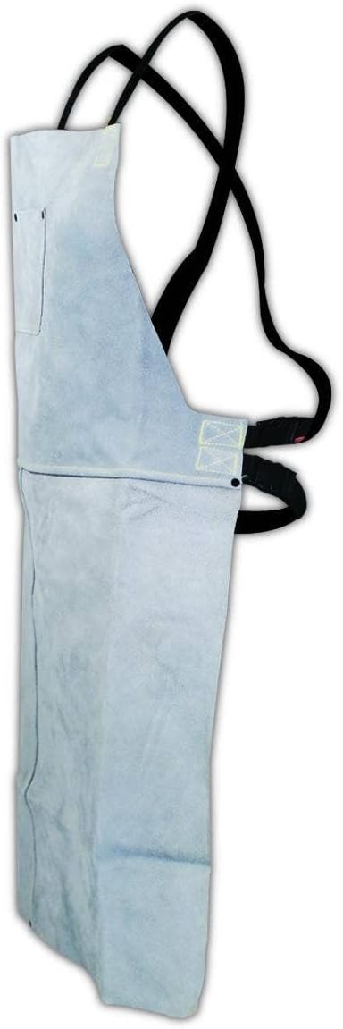 MAGID® Weld Pro® 24" x 36" FR Leather Bib Apron w/Nylon Straps