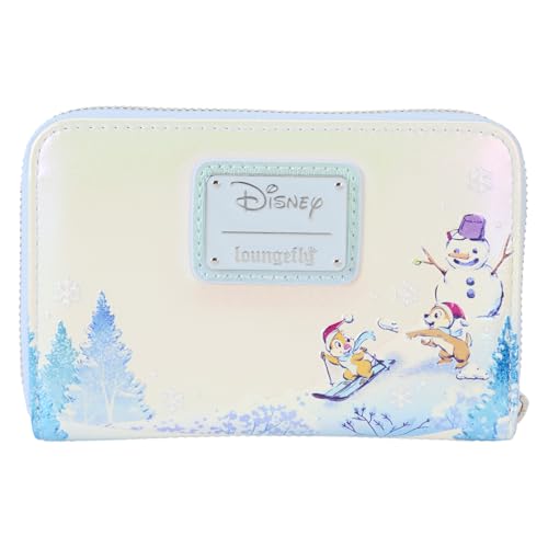 Image of Loungefly Disney Mickey and Friends Winter Wonderland Zip Around Wallet