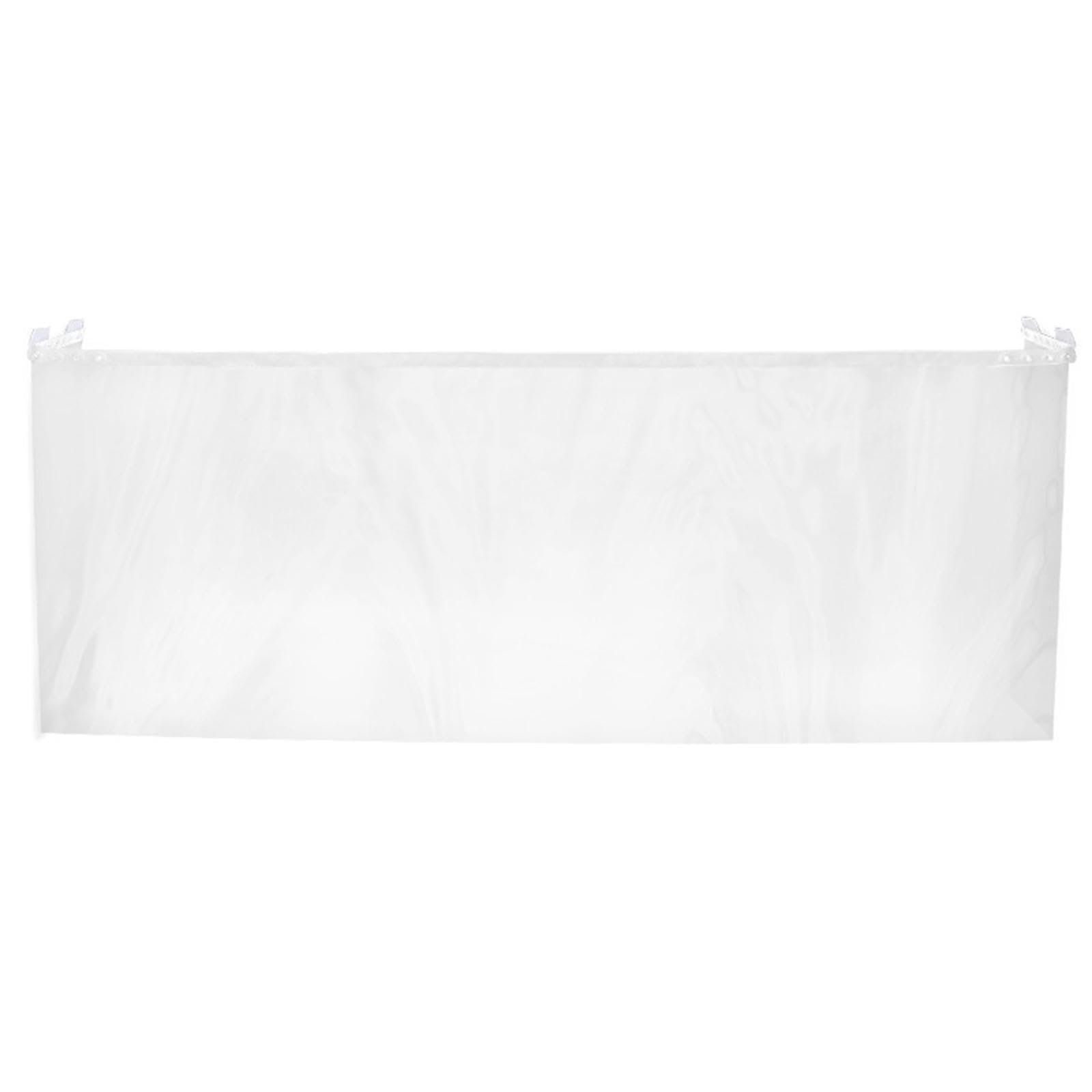Colcolo Rideau de douche transparent en EVA, résistant aux éclaboussures, pour cabines de douche et éviers de cuisine, 195 x 90 cm