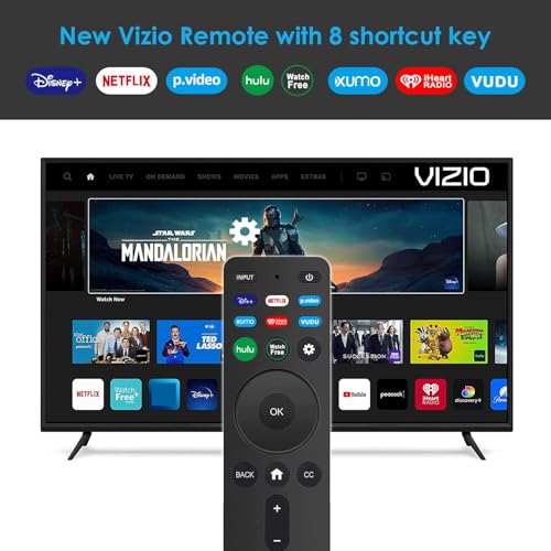 Télécommande XRT260 pour TV Vizio - Modèle universel de remplacement