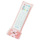 Remote Control Dustproof Case,Comfortable Hold Fabric Protective Cover Anti-dust for Air Conditioning,TV Cute Storage Bag(S,Pink)
