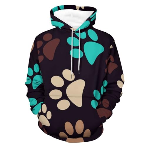 Hoodie patte mignonne unisexe en taille S pour homme et femme