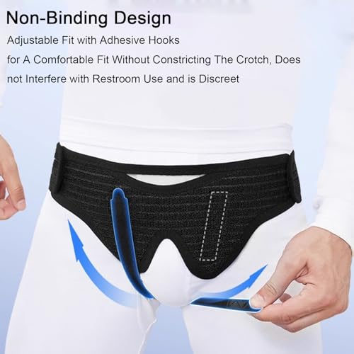 Faja de Soporte para Hernia Unisex Ajustable con Almohadillas miniatura 6
