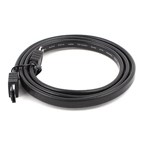 Cable eSATA macho a macho 1 m negro