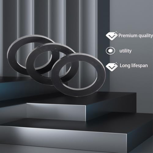 24 Gummischlauchringe Dichtungsring Wasserhahn O-Ring Gummi-Duschschlauchdichtung, drei verschiedene Größen, schwarz