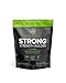 STRONG Muscle Builder by SFH | Creatine Glutamine & Serum Beef Protein for Lean Muscle Growth & Strength | Keto Creatine Workout Supplements for Men & Women | Free of Gluten Sugar Soy GMO (1.19lb Bag)
