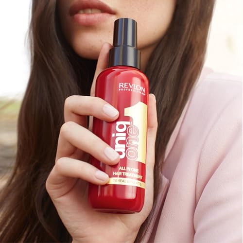 UniqOne Revlon Professional Hair Treatment, Moisturizing Leave-In Product, Repair For Dry and Damaged Hair, Haircare Stocking Stuffer, 5.1 Fl Oz