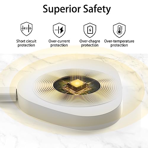 Image of Wireless Charger Compatible with Sonos Roam Gen 2nd /1st, Magnetic Charging Base, Power up Charging Dock for Portable Bluetooth Speaker for Sonos Roam SL(White)