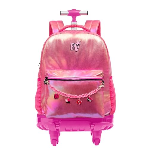 Mochila de Rodinhas com Alças Escolar 17 T - 4 Rodas Base Emilly Vick Tween