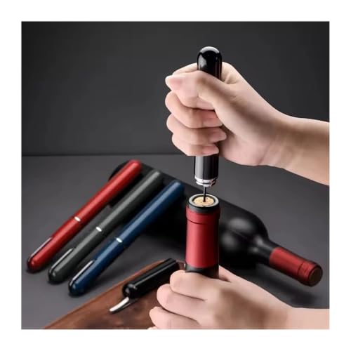 Décapsuleur à pression d'air stylo bleu pour éviter les bouchons brisés - 4