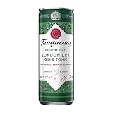 Ginebra Caja de 12 unidades Tanqueray London Dry Gin & Tonic Lata 25 cl