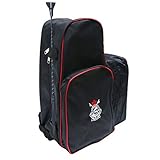 UNISTRENGH Professional Horse Riding Boots Carry Bag Waterproof Durable Equestrian Bag with Helmet Compartment (Black)