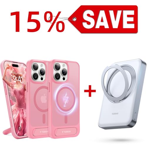 TORRAS 10000mAh Magsafe Power Bank — Buy Together to Save 15%