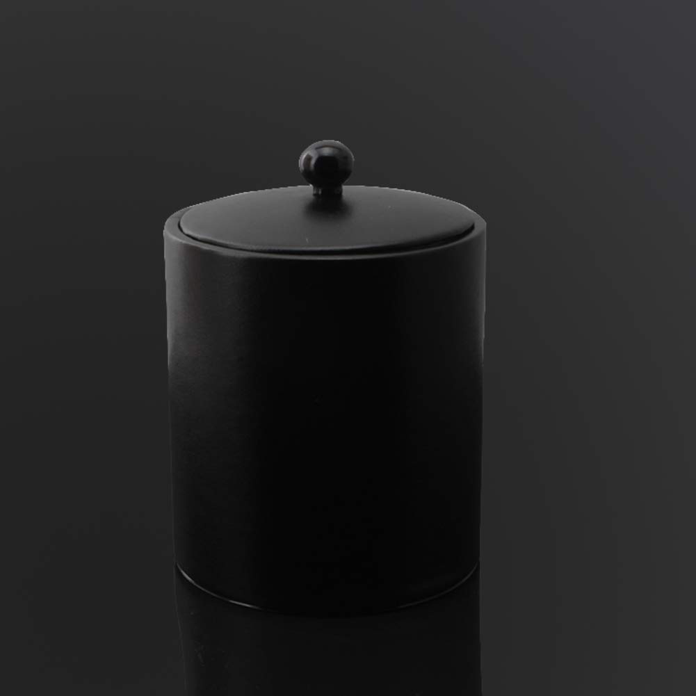 Godinger Ice Bucket Wine Cooler Beverage Chiller Barware with Tongs - Nero D'oro